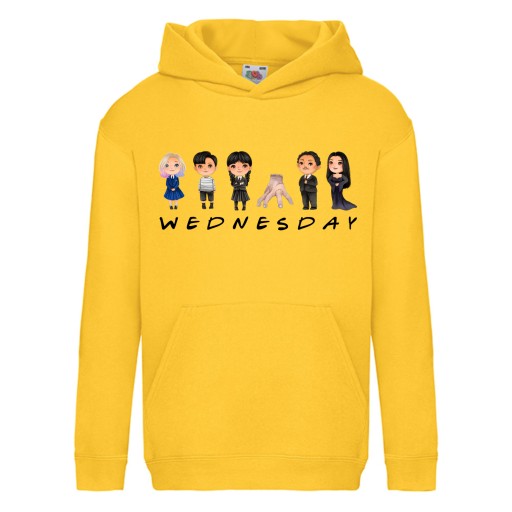 Дитячий світшот JHK розмір 134 з довгим рукавом жовтий