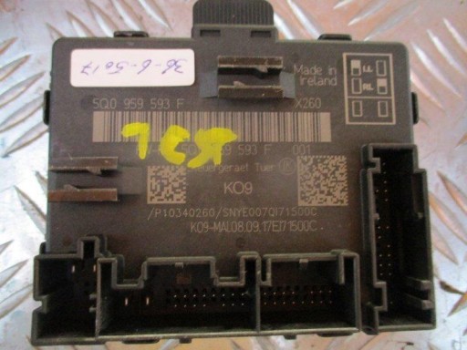 МОДУЛЬ ДВЕРІ 5Q0959593F, ARTEON 3G8, ПЕРЕДНІЙ ЛІВИЙ