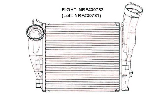 30782 - ІНТЕРКУЛЕР NRF PORSCHE CAYENNE 4.8 TURBO (92A)