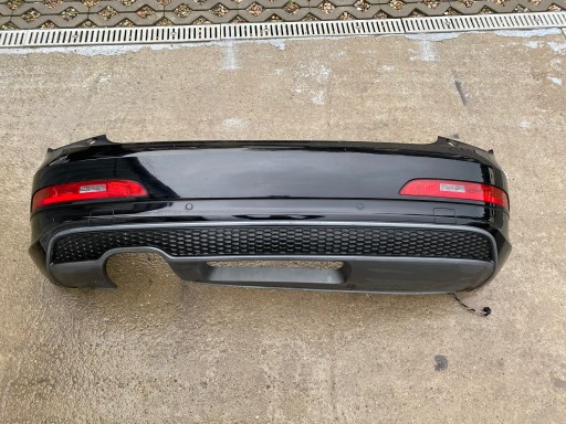AUDI Q3 S-LINE 8U 11-14 complete bumper rear part rear PDC towing LY9B