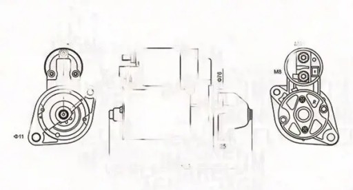 Стартер 063721412010 magneti marelli bmw 1 3