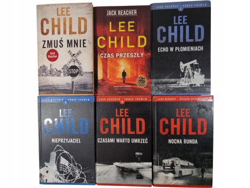 Zdjęcie egzemplarza: Lee Child / zestaw 6 książek / Kryminał