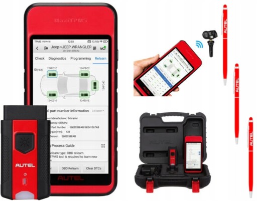 ПРОГРАМАТОР ДАТЧИКІВ ТИСКУ В ШИНАХ AUTEL ITS600 PRO TPMS J.PL BLUETOOTH