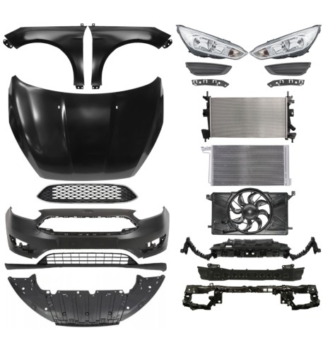 1725 - Ford Focus 14-18 Бампер Ремень Капот Крыло