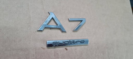 A7 4G EMBLEMAT logo NAPIS bonnet boot rear part A7 QUATTRO