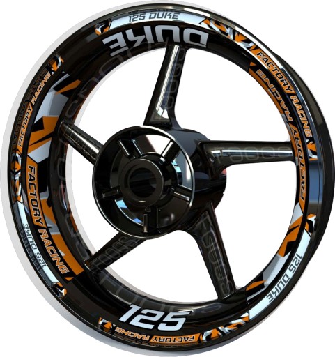 НАКЛЕЙКИ НА ОБОД RANTY FOOQS ДЛЯ KTM 125 DUKE