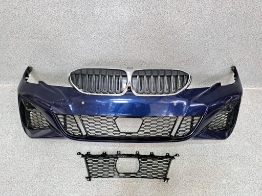 Bmw 3 g20 g21 340i m-pack передний бампер передня решітка жалюзи міні