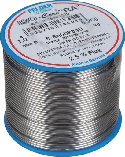 Олов'яний припій. S-Sn60Pb40 1 мм 250