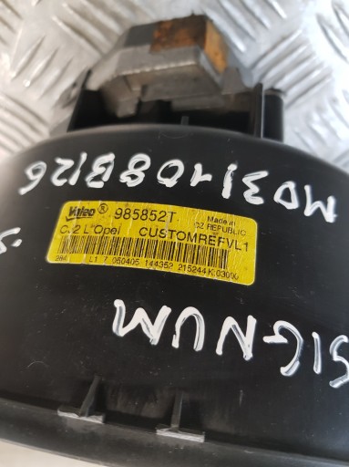 ventilátor klími tOPENÍ 985852T OPEL SIGNUM