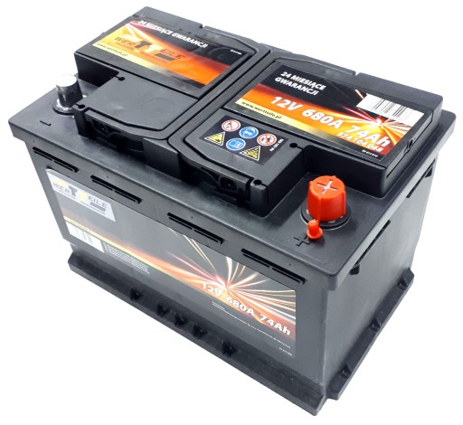 574104068 - АККУМУЛЯТОР WERTTEILE P + 74AH 680A СИЛЕЗИЯ