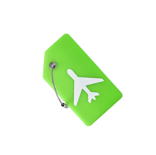 Адресник Trip Story Силіконовий ідентифікатор лайм