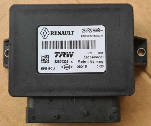 DOR285F22369R - Модуль ручного гальма renault 285f22369r
