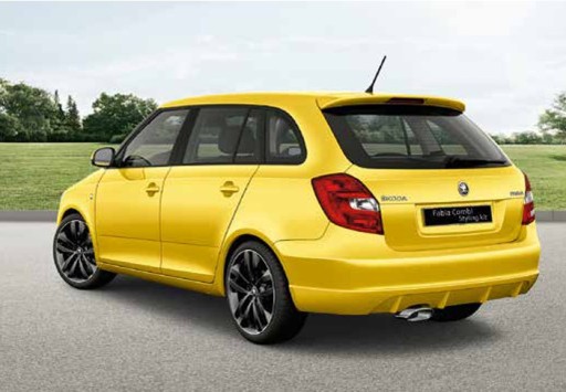 ^ FABIA II УНИВЕРСАЛ СПОЙЛЕР БАМПЕРА ЗАД 5J9807091C изображение 1