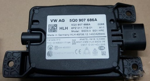 00QQ - VW GOLF VII АСИСТЕНТ ЗМІНИ РЕМЕНЯ 5Q0907686A РАДАР