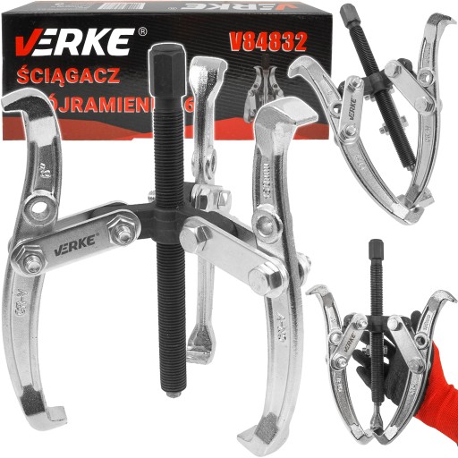 Знімач підшипників маточини з трьома гвинтовими спицями 220 мм