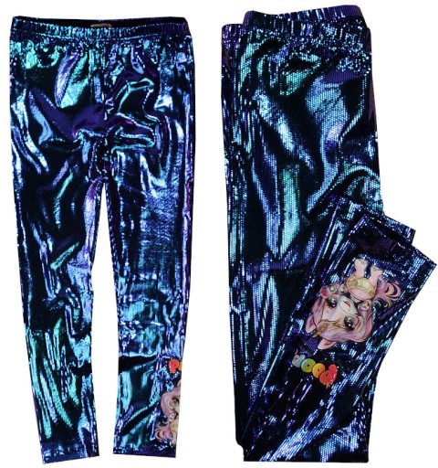 EplusM Дитячі довгі класичні легінси різнокольоровий поліестер 122