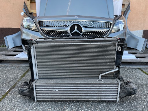 A2049066802 a0995002703 - MERCEDES W218 РАДІАТОРИ + ПІДІЙНИК ВЕНТИЛЯТОРА 300 400