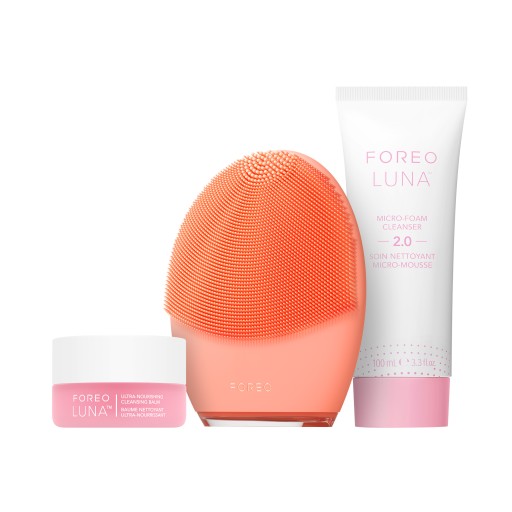 FOREO LUNA 4 Balanced + mikropenový čistiaci prostriedok 2.0 100 ml + čistiaci balzam 15 ml