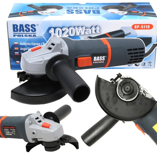 BASS кутова шліфувальна машина 125 мм з регулюванням обертання