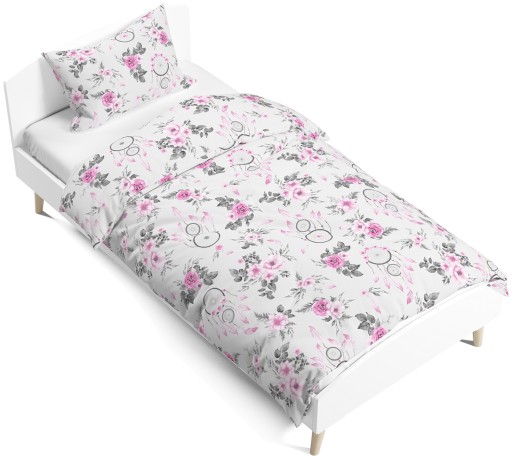 Комплект постільної білизни Babymam 140 х 200 см відтінки рожевого