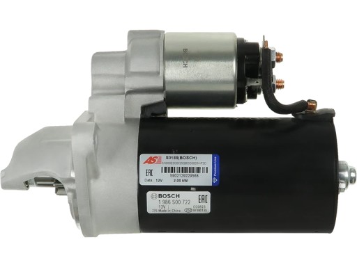 Стартер asv caterpillar hummer jcb s0188(bosch) as-pl