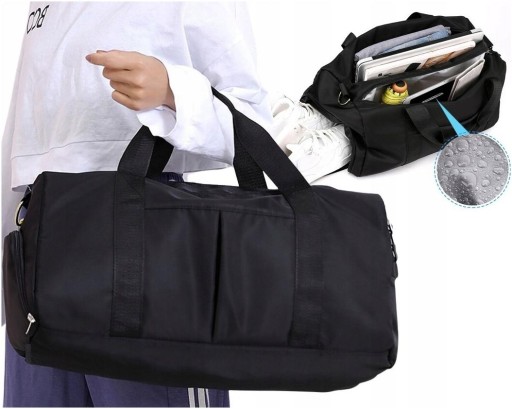 Veľká taška XL Športová cestovná posilňovňa čierna batožina do lietadla cestovanie