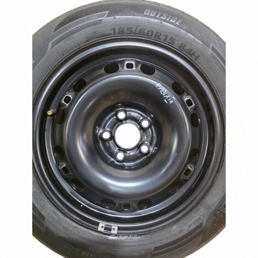 wheel spare disc STALOWA tyre R15 SKODA FABIA III 5X100 OE 6C0601027