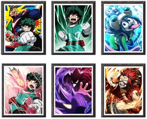 6× Художні настінні прикраси 6PCS