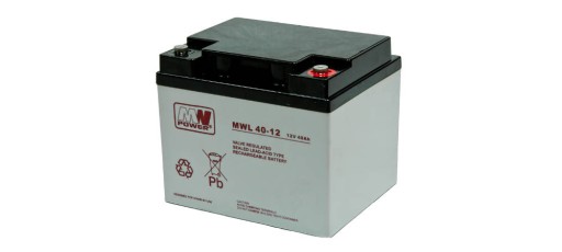 Акумулятор agm 12v/40ah 196*165*170 (t16) mwl 40-12