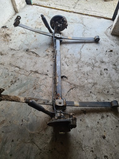 Балка задньої підвіски, міст, диски повні, fiat ducato 16