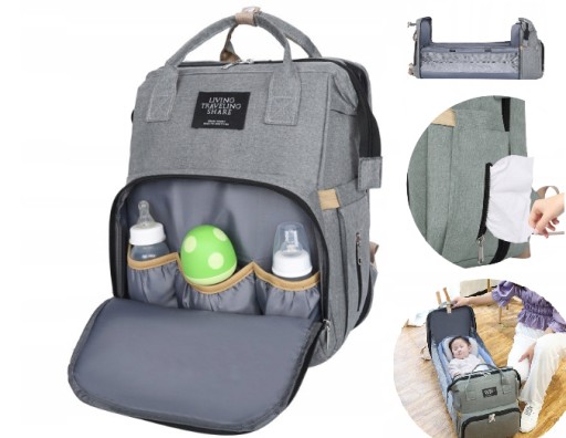 Рюкзак і ліжечко 2 в 1 для малюків E008