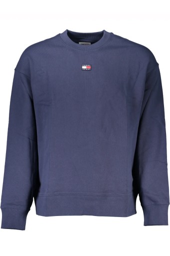 TOMMY HILFIGER MEN BLUE ZIPLESS SWEATSHIRT