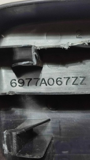 Mitsubishi ASX 18r. 1.6DiD Couverture tablier moteur szyn Avant Siège