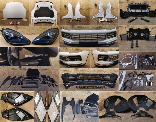 L041 WP1ZZZ9YZLDA77131 - ІДЕАЛЬНИЙ ПЕРЕДНИЙ НАБІР PORSCHE CAYENNE 9Y FULL LED 2.9 TURBO 1