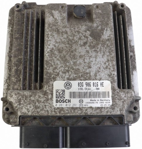 SEAT ALTEA e modulo computer Motore 2.0 TDI 03G906016HE 0281012291