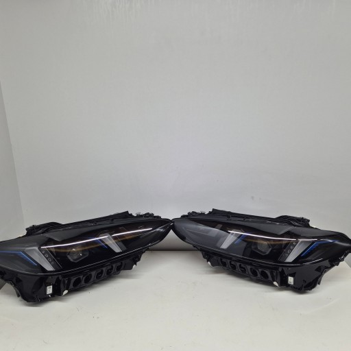 2SZT - Bmw 4 g22 g23 g26 adaptiv led black shadow lci komlpet 2pcs perfect !!! сша