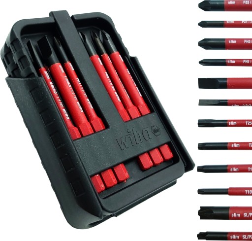 Набір бітів pH PZ TORX 12CZ SLIMBIT ELECTRIC WIHA