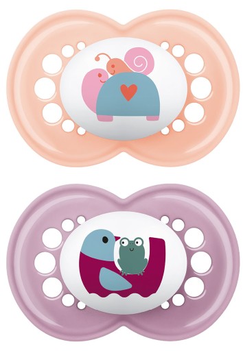 Соска МАМ ортодонтична силіконова 6 м+