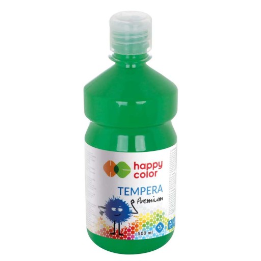 HAPPY COLOR farba Tempera Premium 500 ml ZIELONA