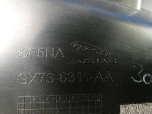 Jaguar XE X760 steering wheel, intake air left front