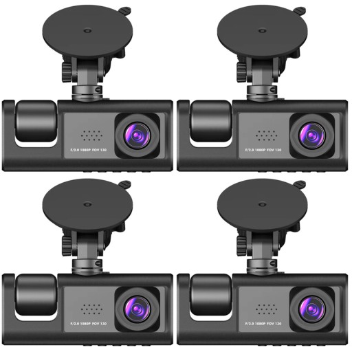 4 шт. Автомобильный видеорегистратор 5MP 3 способа автомобильный видеорегистратор