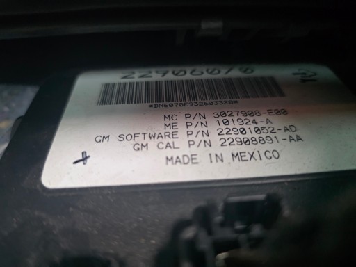 998 - Insignia a lift kombi модуль контролера задньої кришки багажника 22906070