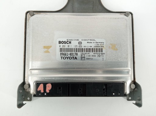 Centralina Motore 0281011125 89661-0D170 1.3 D 74KM Toyota Yaris e