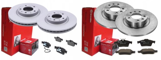 ДИСКИ КОЛОДКИ BREMBO СПЕРЕДУ І ЗЗАДУ PEUGEOT 508 282MM