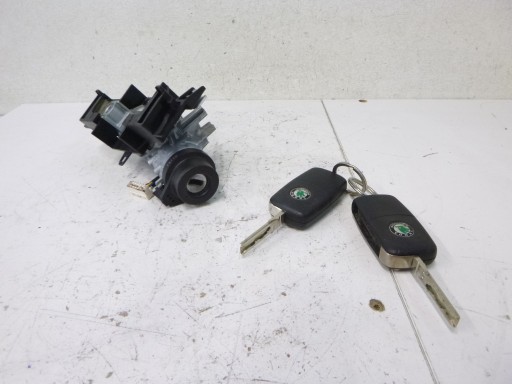 ignition z wkladem, stelazem and kluczykami Skoda Octavia II 1K0905851B