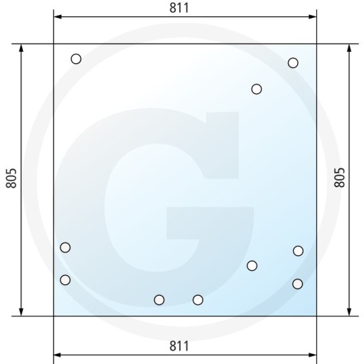 Заднее стекло Renault 7700681720