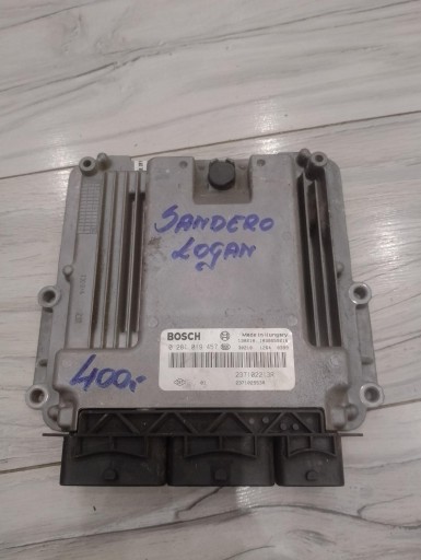Контролер комп'ютера dacia logan sandero 0281019457 237102213r