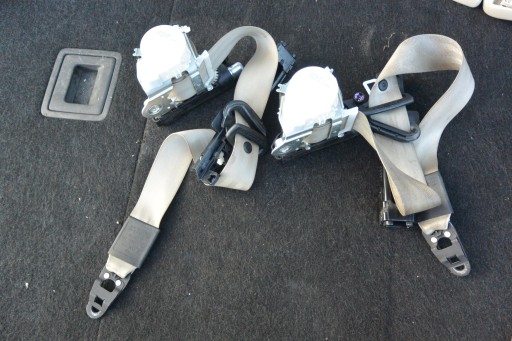 tension belt safety right left front LIFT beige AUDI Q7 4L