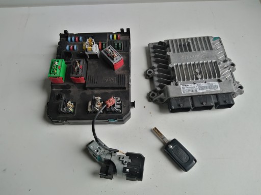 9658345380 - PEUGEOT 407 2.0 HDI КОМПЬЮТЕРНЫЙ КОНТРОЛЛЕР СТАРТОВЫЙ КОМПЛЕКТ