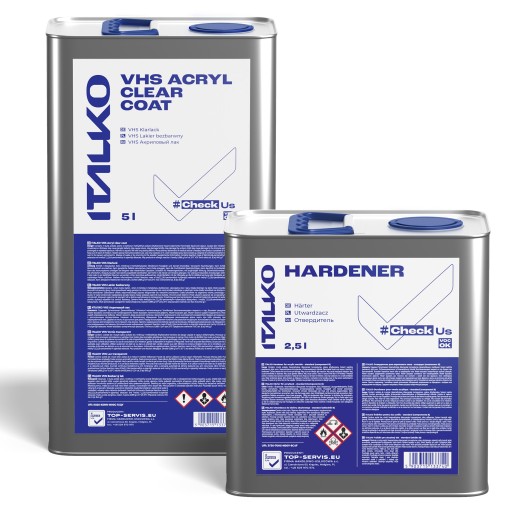 ПРОЗРАЧНЫЙ ЛАК VHS 5L + ОТВЕРДИТЕЛЬ 2,5 Л ITALKO